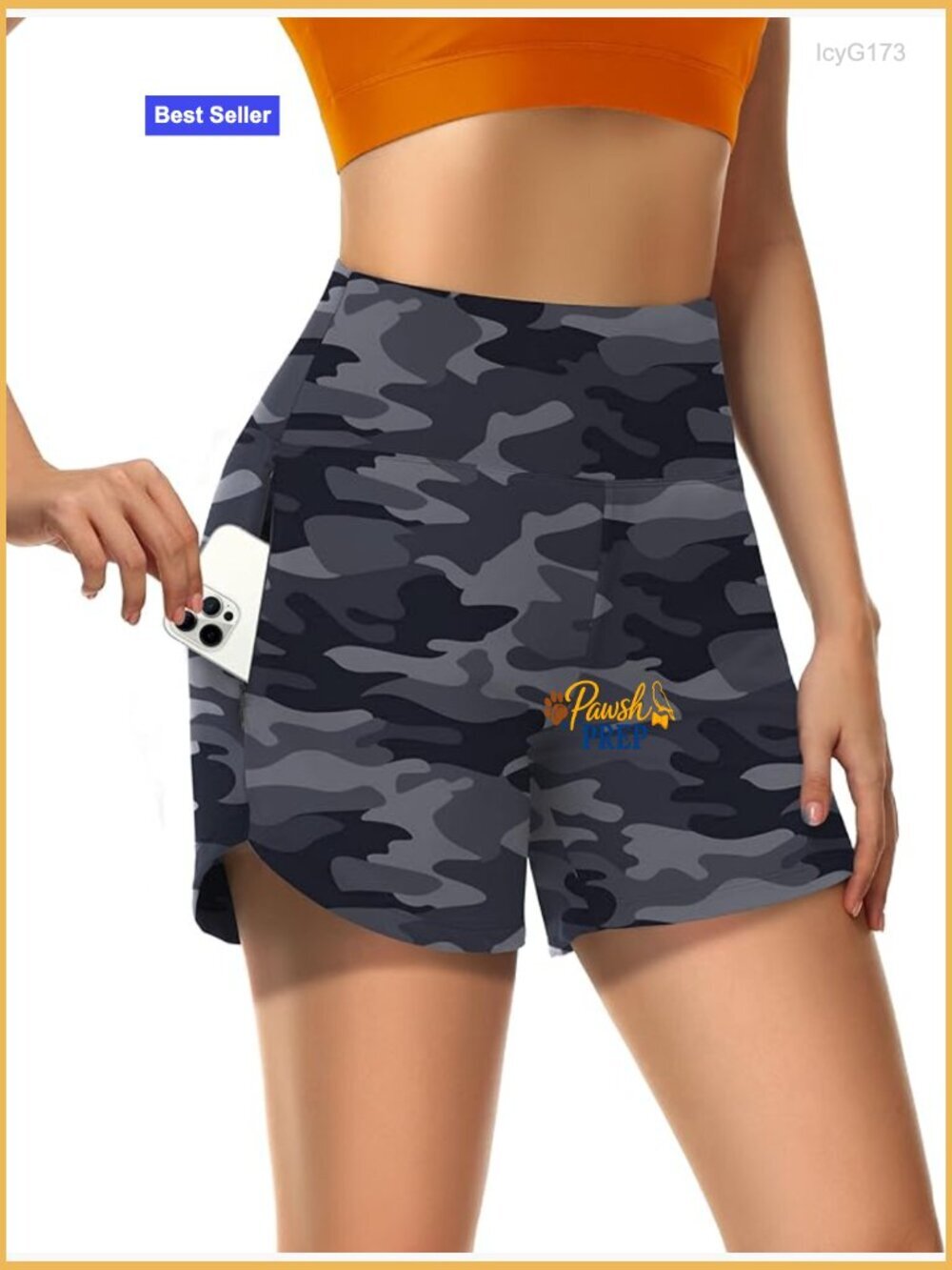 Women's Swim Board Shorts Tummy Control High Waist Quick Dry UPF50+